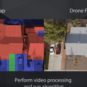 Flying Drone for Package Delivery: Identifying Landing Area at a Home Address