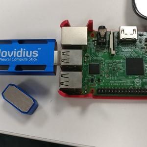 Autonomous vehicle using Raspberry with Intel Movidius™ Neural Compute Stick.