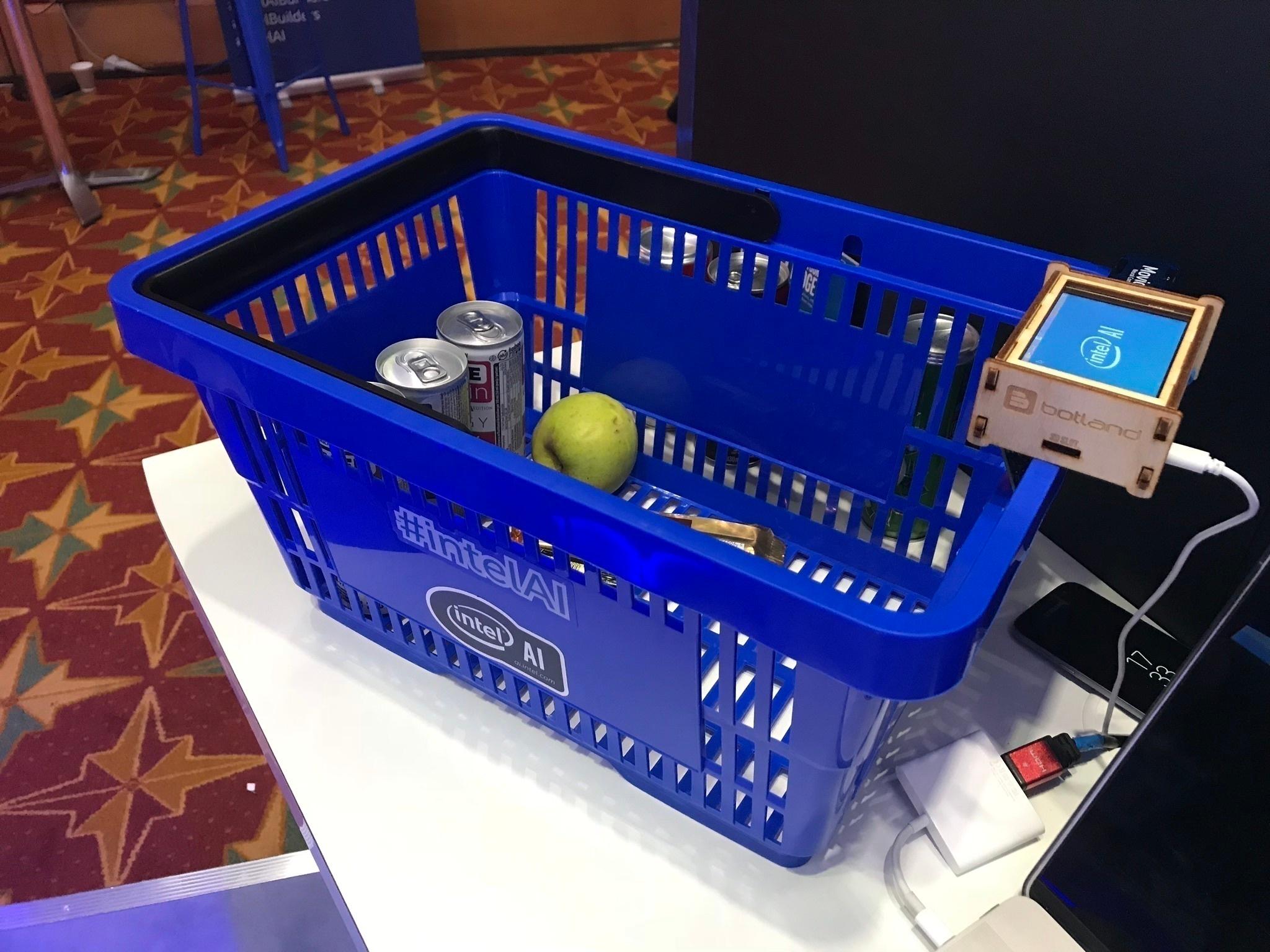 Smart shopping cart Intel DevMesh