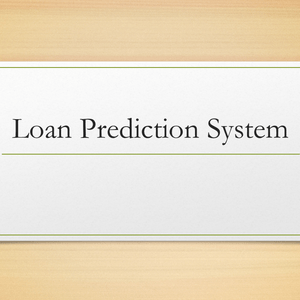 Loan Prediction System