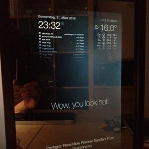 Mini magic mirror