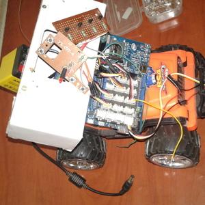 Self driving car powered by Intel Edison