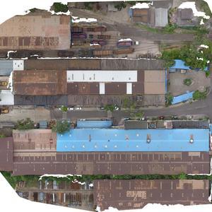 Image Blending on Aerial Images