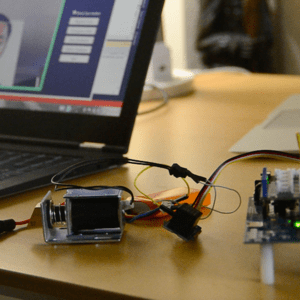 Facelock Deadbolts using RealSense and Edison