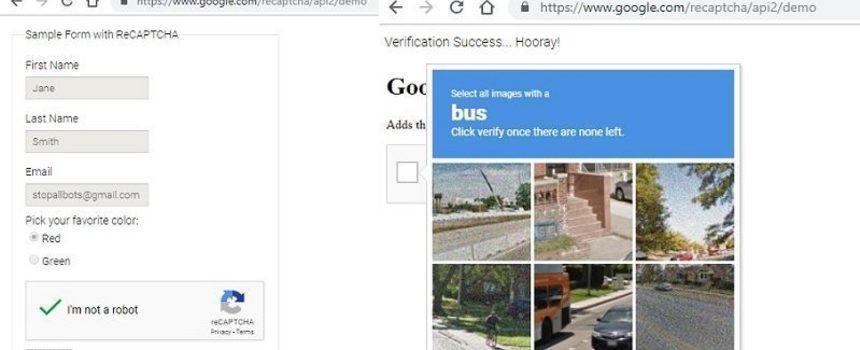 Decimate reCAPTCHA