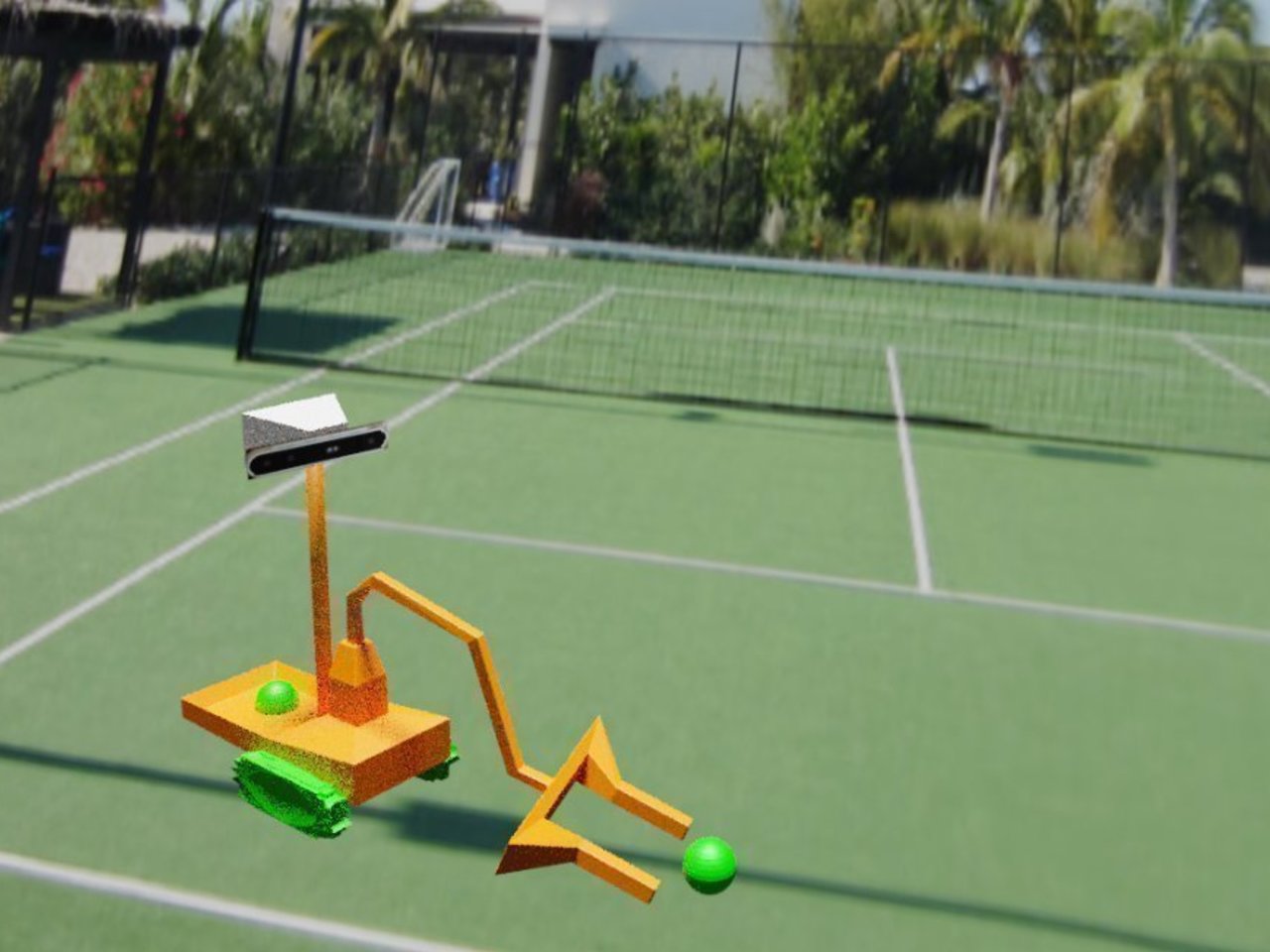 Tennis ball retriever Intel DevMesh