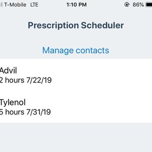 Prescription Scheduler