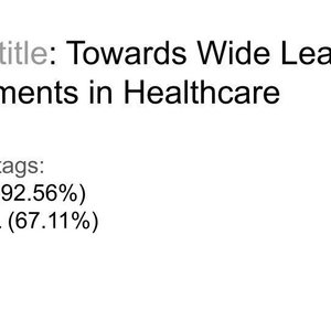 Auto-generation of tags from arXiv article titles