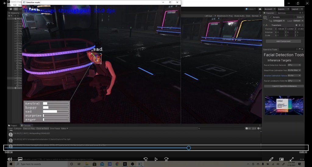 Game Character AI Facial Detection Leveraging OpenVino and DeepLink in ...