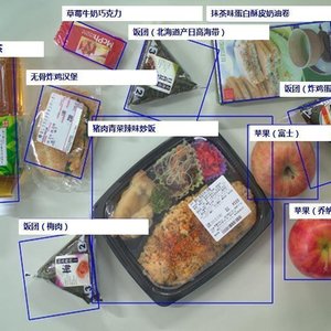 Computer vision -- food recognition shows heat and quality