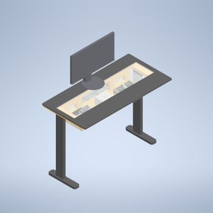 PC-in-desk Design for Engineering and Gaming