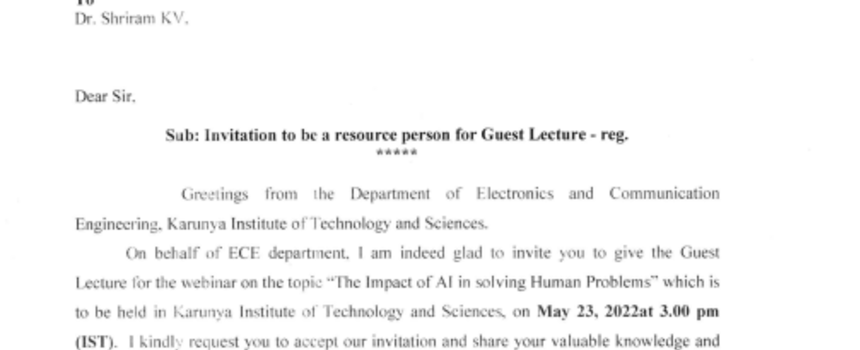 Session on AI