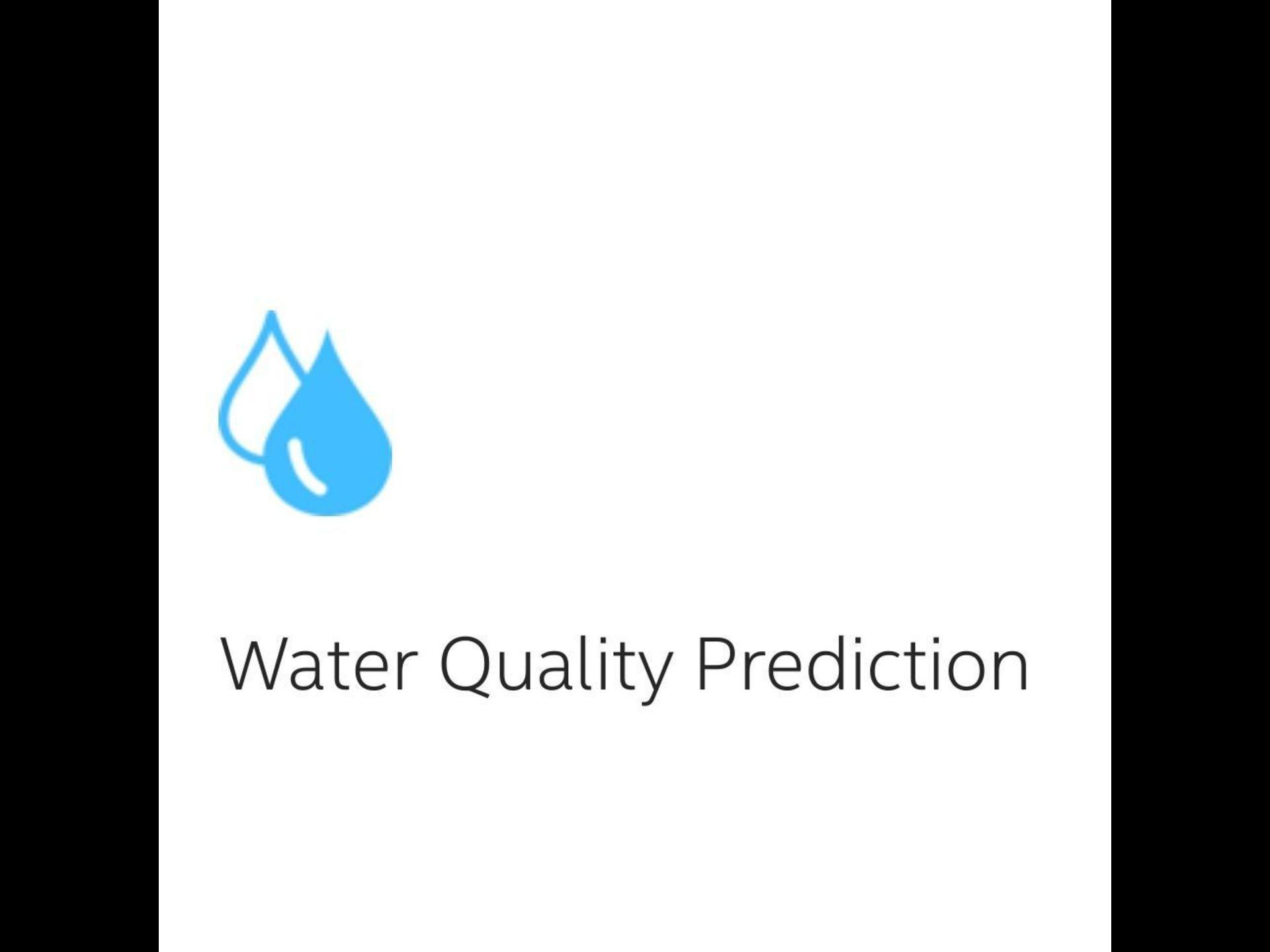 Water Quality Prediction (OneAPI Online Hackathon)