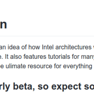 Intel AI Documentation