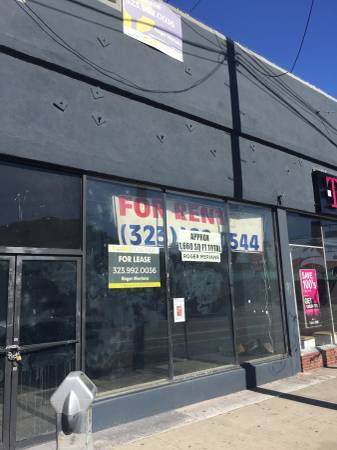 Storefront for rent in the Echo Park Area Storefront for rent in the Echo Park Area