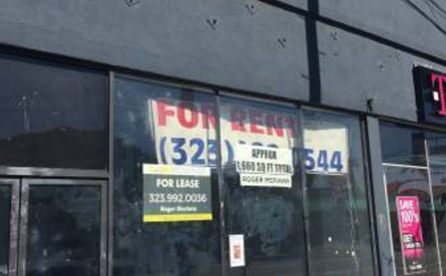 Storefront for rent in the Echo Park Area Storefront for rent in the Echo Park Area