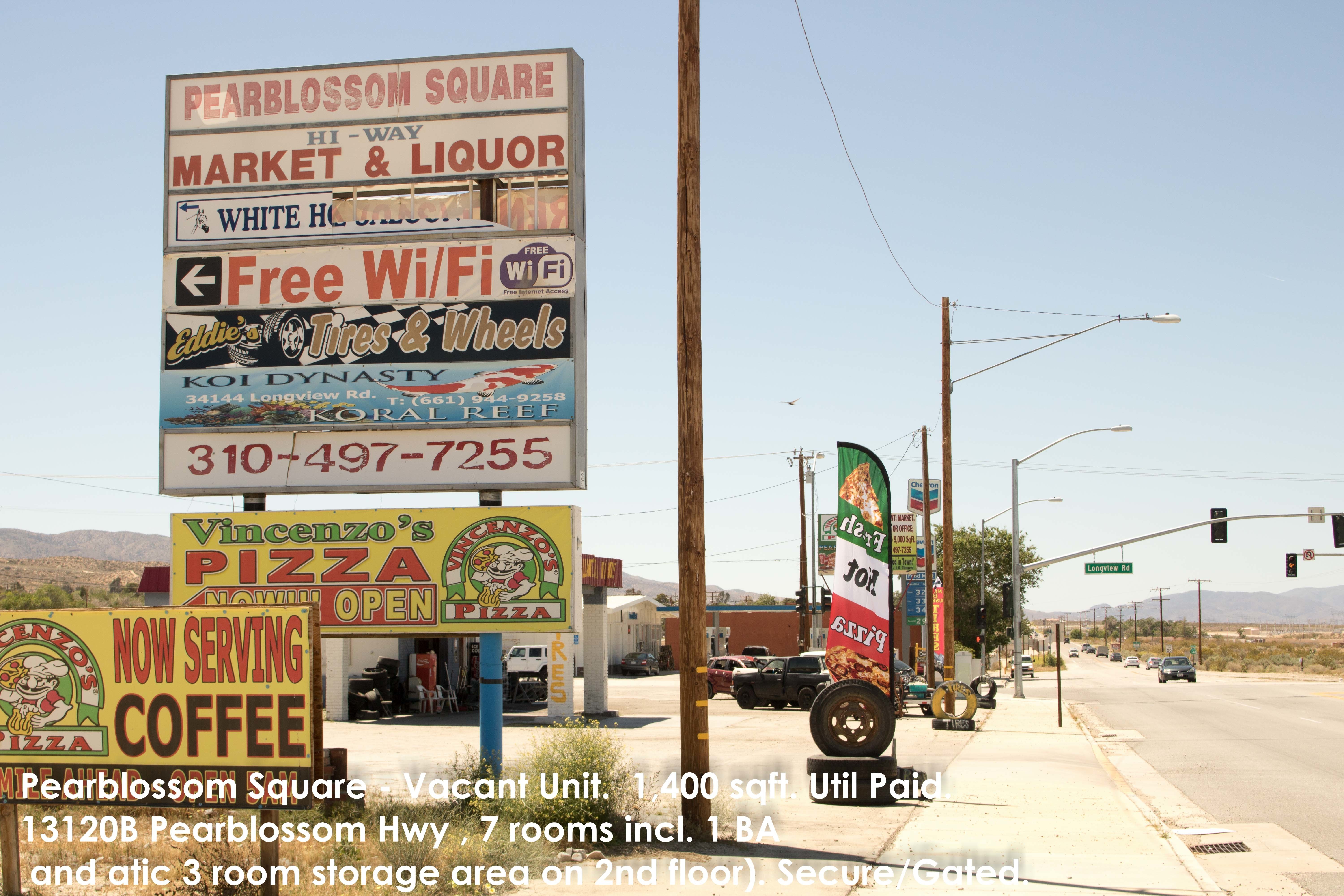 HWY 138 ADJACENT - LAND + SHOPPING CENTER (UP TO GRADED LAND + 70 MARKED PAVED PARKING SPACES); Storage/Basecamp/Filming/storage. Tons parking/fenced area. HWY 138 ADJACENT - LAND + SHOPPING CENTER (UP TO GRADED LAND + 70 MARKED PAVED PARKING SPACES); Storage/Basecamp/Filming/storage. Tons parking/fenced area.