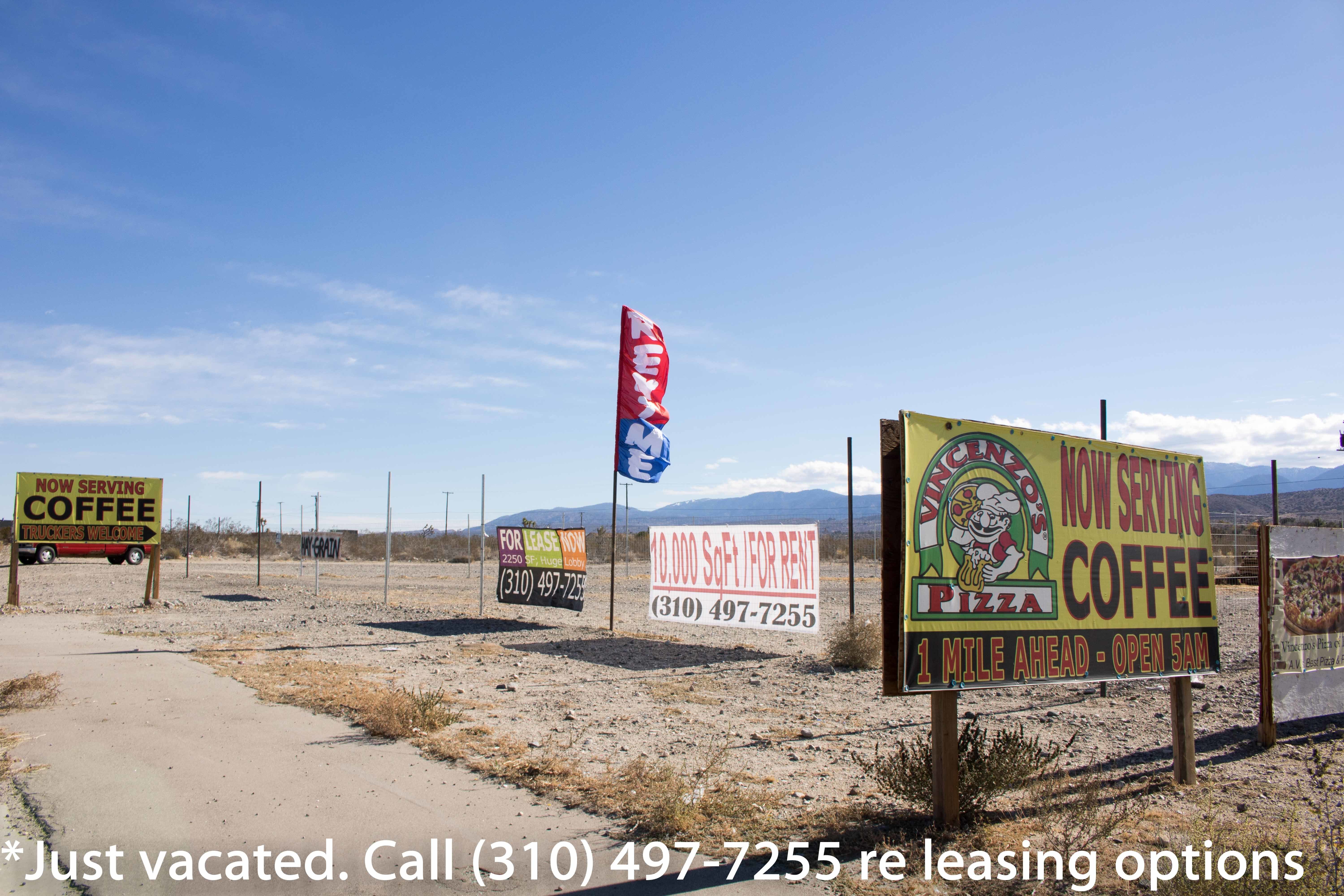 HWY 138 ADJACENT - LAND + SHOPPING CENTER (UP TO GRADED LAND + 70 MARKED PAVED PARKING SPACES); Storage/Basecamp/Filming/storage. Tons parking/fenced area. HWY 138 ADJACENT - LAND + SHOPPING CENTER (UP TO GRADED LAND + 70 MARKED PAVED PARKING SPACES); Storage/Basecamp/Filming/storage. Tons parking/fenced area.