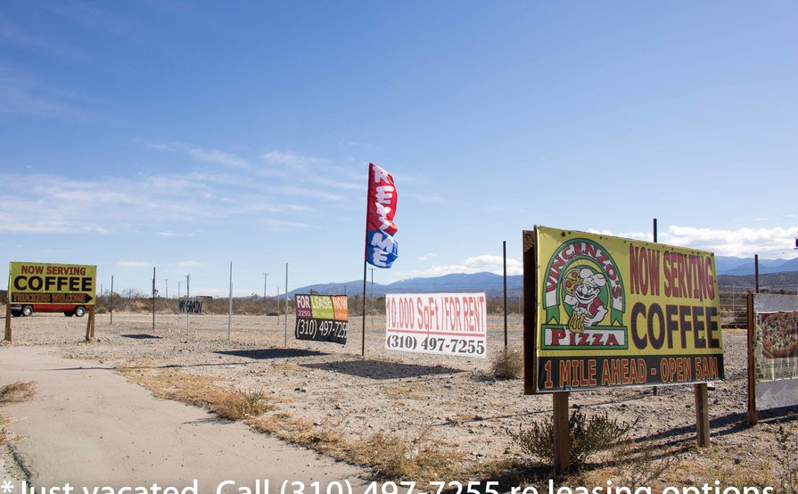 HWY 138 ADJACENT - LAND + SHOPPING CENTER (UP TO GRADED LAND + 70 MARKED PAVED PARKING SPACES); Storage/Basecamp/Filming/storage. Tons parking/fenced area. HWY 138 ADJACENT - LAND + SHOPPING CENTER (UP TO GRADED LAND + 70 MARKED PAVED PARKING SPACES); Storage/Basecamp/Filming/storage. Tons parking/fenced area.