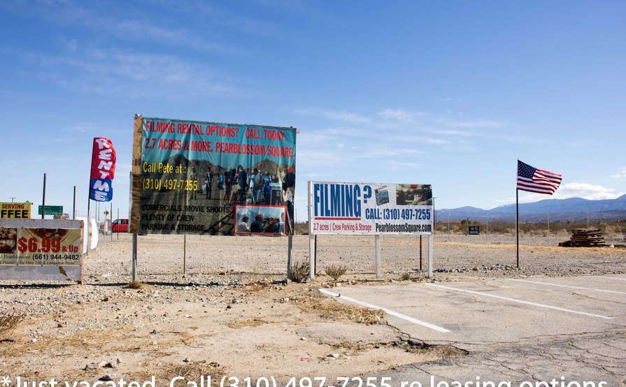 HWY 138 ADJACENT - LAND + SHOPPING CENTER (UP TO GRADED LAND + 70 MARKED PAVED PARKING SPACES); Storage/Basecamp/Filming/storage. Tons parking/fenced area. HWY 138 ADJACENT - LAND + SHOPPING CENTER (UP TO GRADED LAND + 70 MARKED PAVED PARKING SPACES); Storage/Basecamp/Filming/storage. Tons parking/fenced area.