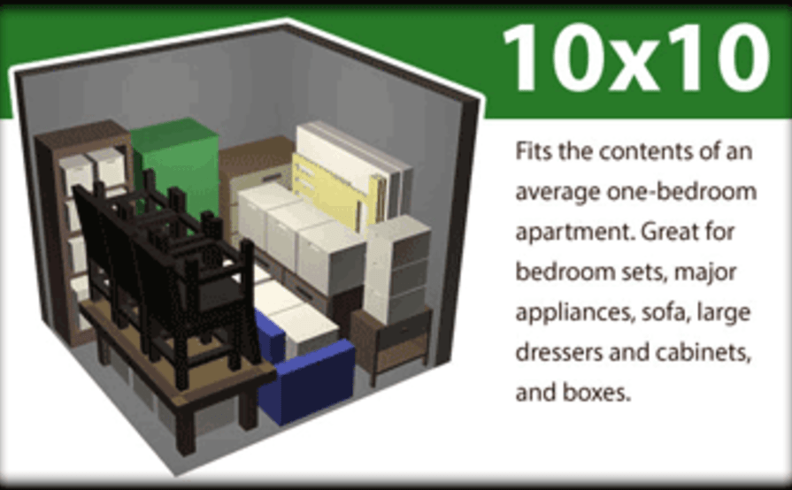 10x10 Storage Unit Dandk Organizer